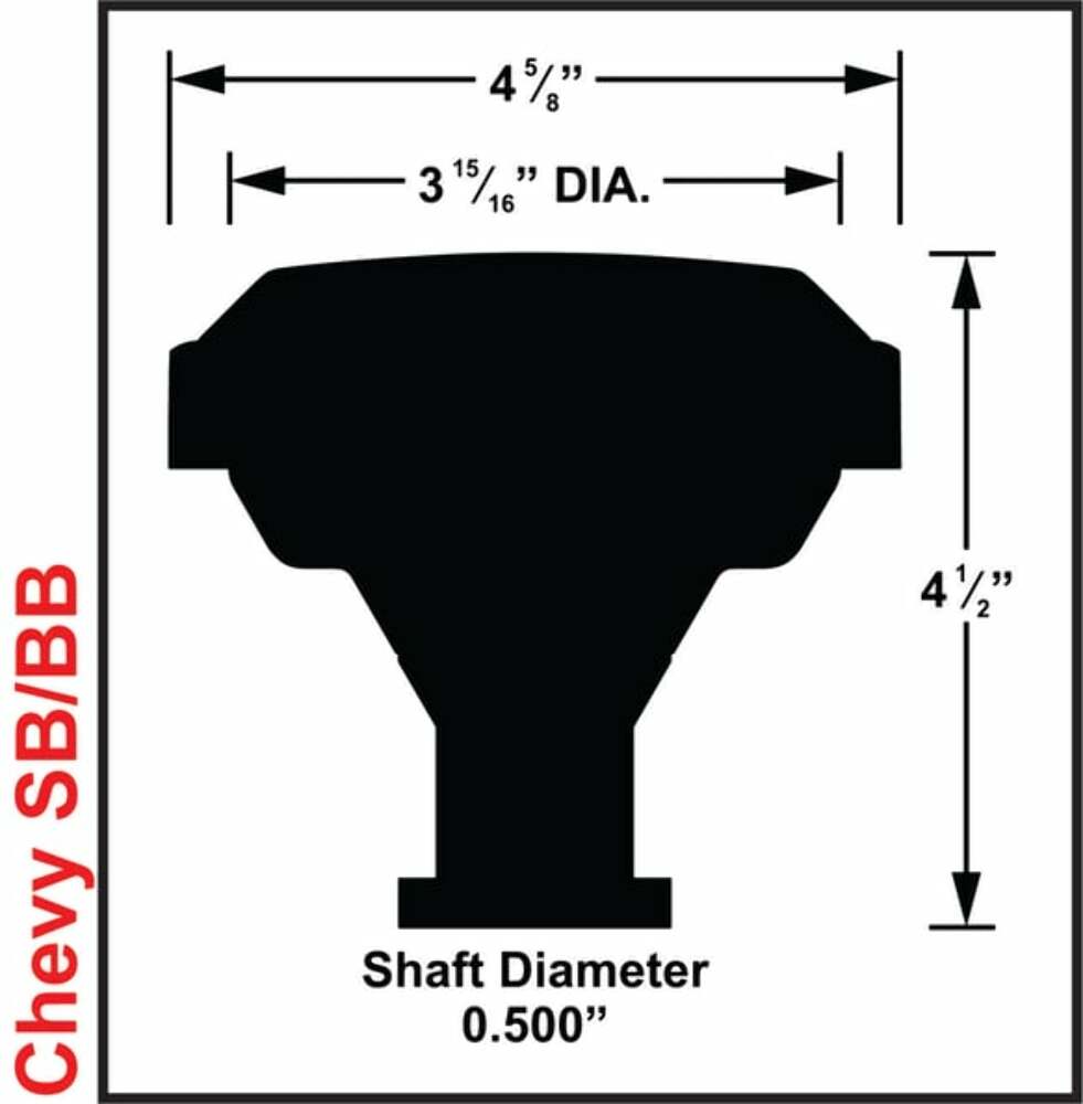 DIS Kit, Chevy Small/Big Block, RED - 60151