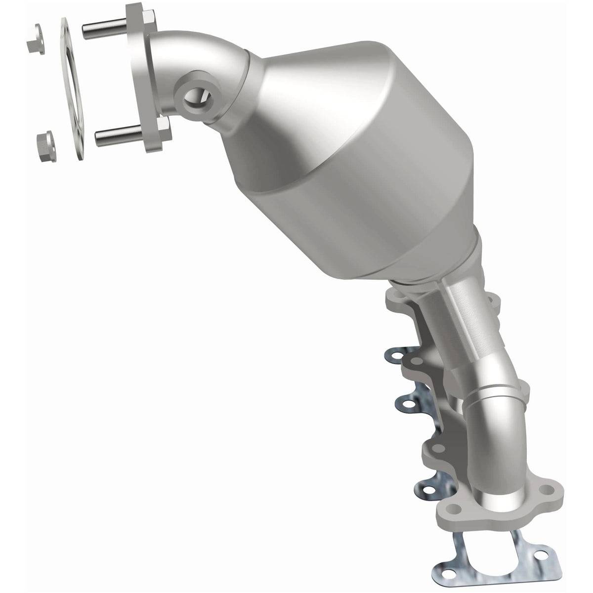Catalytic Converter with Integrated Exhaust Manifold for HM Grade Federal / EPA Compliant Direct-Fit Manifold Catalytic