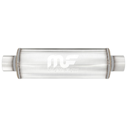 Exhaust Muffler for 4in. Round Straight-Through Performance Exhaust Muffler MagnaFlow 10445