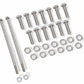 Mr. Gasket Oil Pan Bolt Set - Polished Stainless Steel - 60851G
