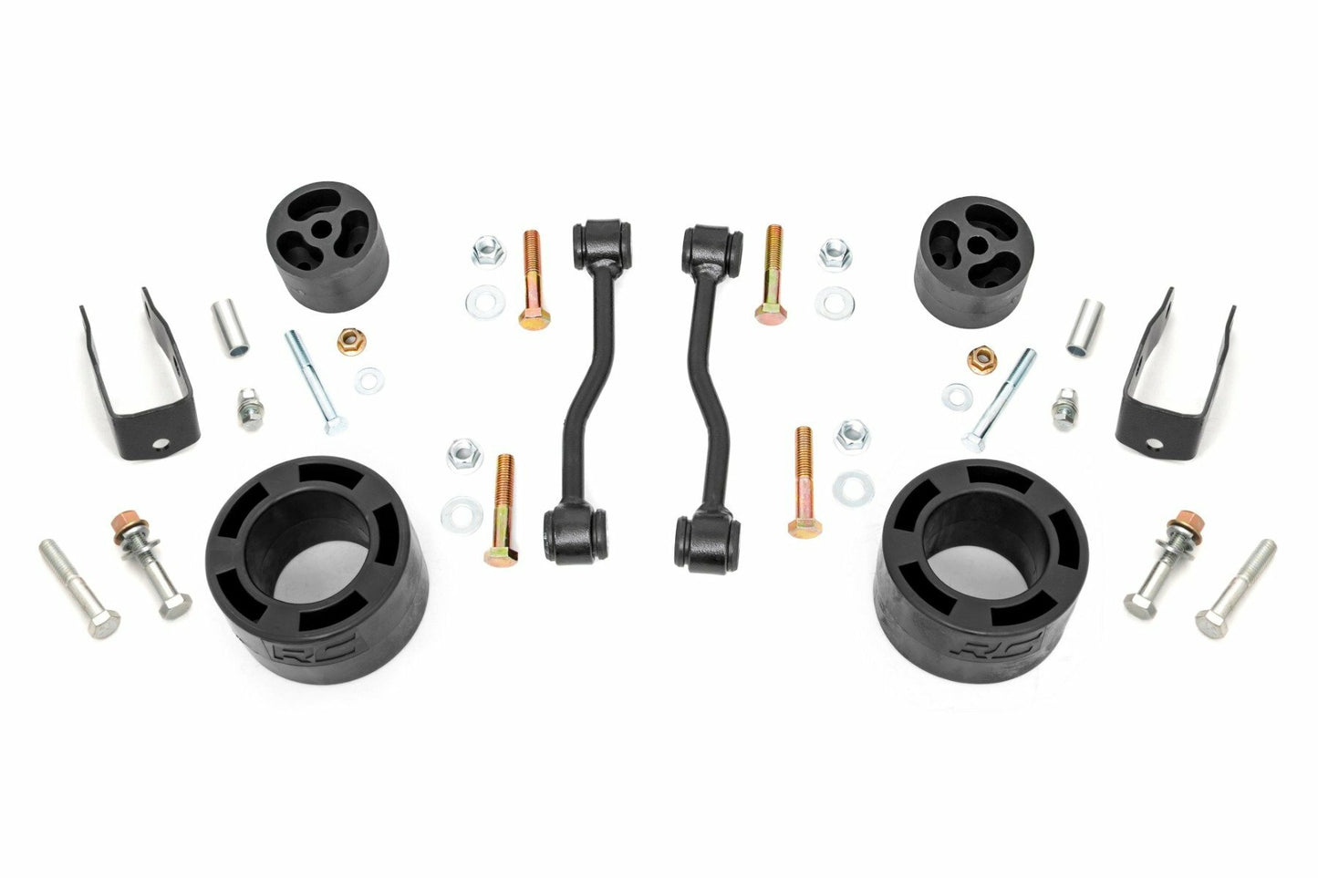 Fits Jeep Gladiator JT 4WD (2024) 2.5 Inch Leveling Kit; Spacers; 61300