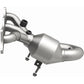 Catalytic Converter with Integrated Exhaust Manifold for HM Grade Federal / EPA Compliant Direct-Fit Manifold Catalytic