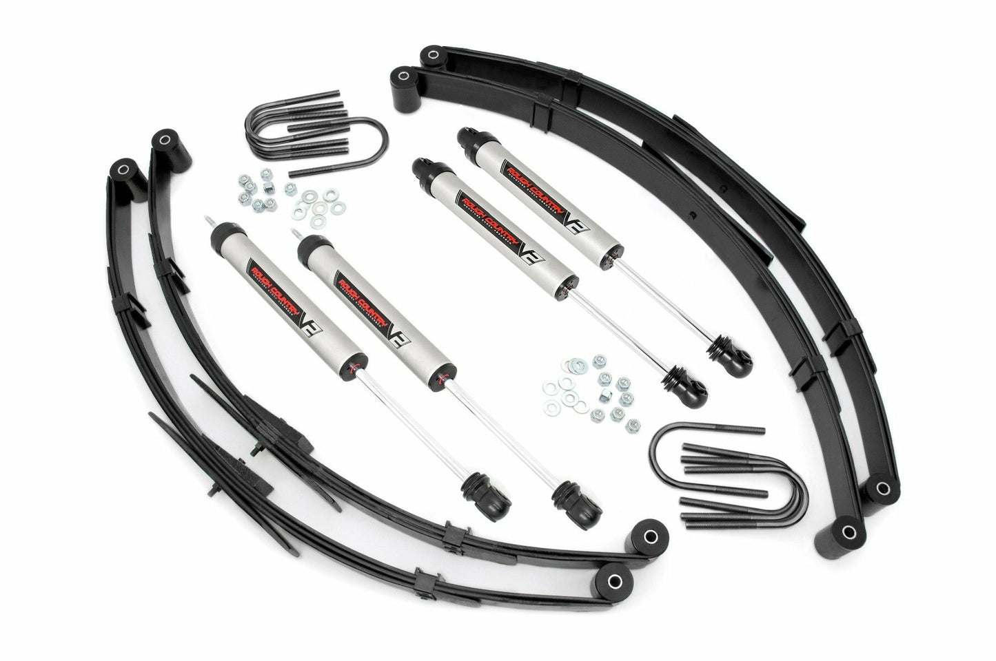 Fits Jeep Wrangler YJ 4WD (1987-1995) 2.5 Inch Lift Kit; V2; 61570