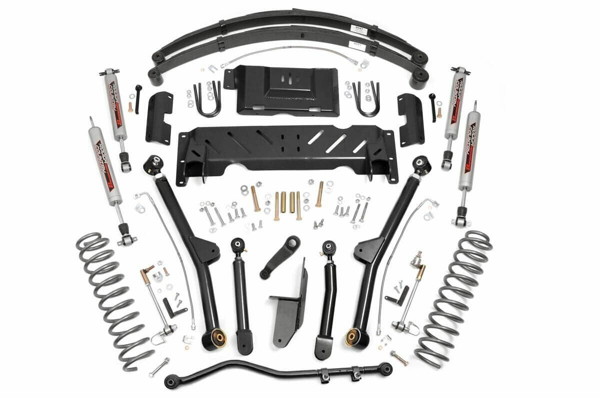 Fits Jeep Cherokee XJ 4WD (84-01) 4.5" Lift Kit Long Arm RR Leafs NP242 61722