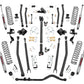 Fits Jeep Wrangler Unlimited 4WD (2018-2023) 4 Inch Lift Kit; Long Arm; 61930