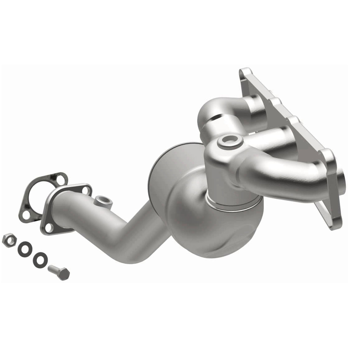 Catalytic Converter with Integrated Exhaust Manifold for HM Grade Federal / EPA Compliant Direct-Fit Manifold Catalytic