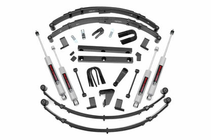 Fits Jeep Wrangler YJ 4WD (1987-1995) 4 Inch Lift Kit; Power Steer; 620N2