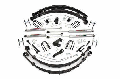 Fits Jeep Wrangler YJ 4WD (1987-1995) 6 Inch Lift Kit; Power Steer; 622N2