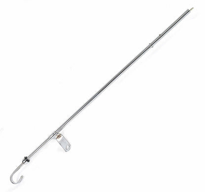 Mr Gasket Engine Oil Dipstick 6236; Chrome for 1965-1990 Chevy 396-454 BBC