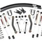 Fits Jeep Cherokee XJ 2WD/4WD (1984-2001) 4.5 Inch Lift Kit; V2; Rear AAL; 62370