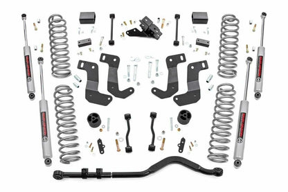 Fits Jeep Wrangler JL 4WD (2018-2023) 3.5 Inch Lift Kit; C/A Drop; 2-Door; 62930