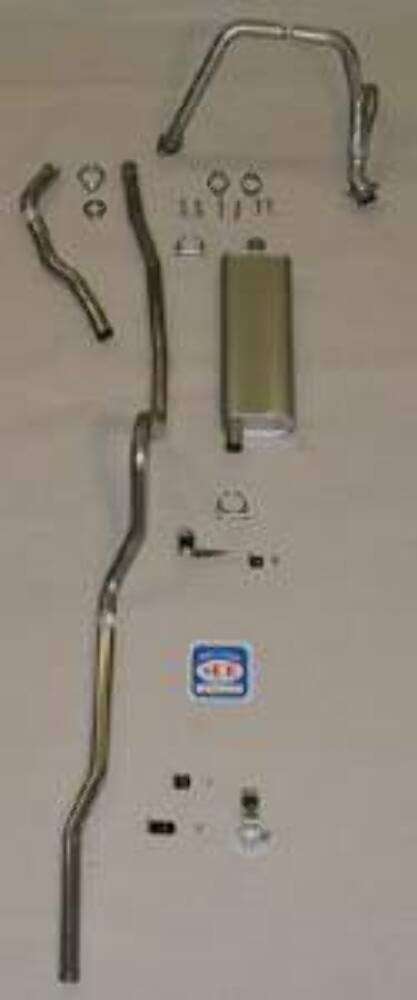 Fits 1956 Chevrolet Full Size Convertible 8 cyl. Single Exhaust System 63013