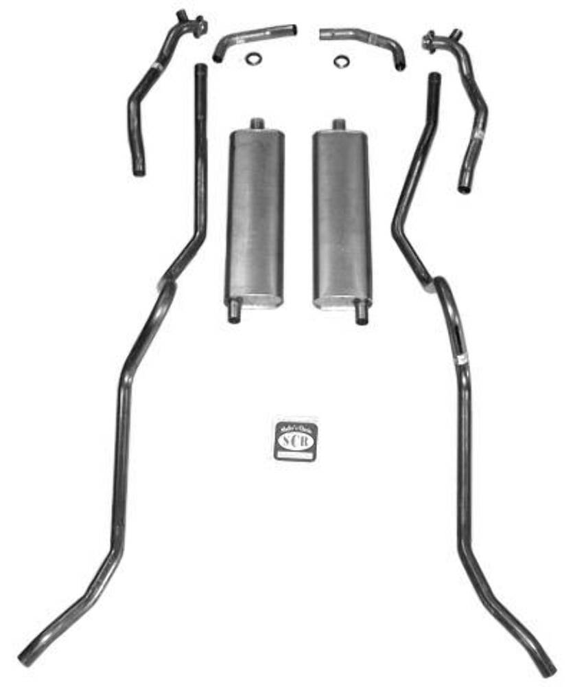 Fits 1957 Chevrolet Full Size Exhaust System 63026
