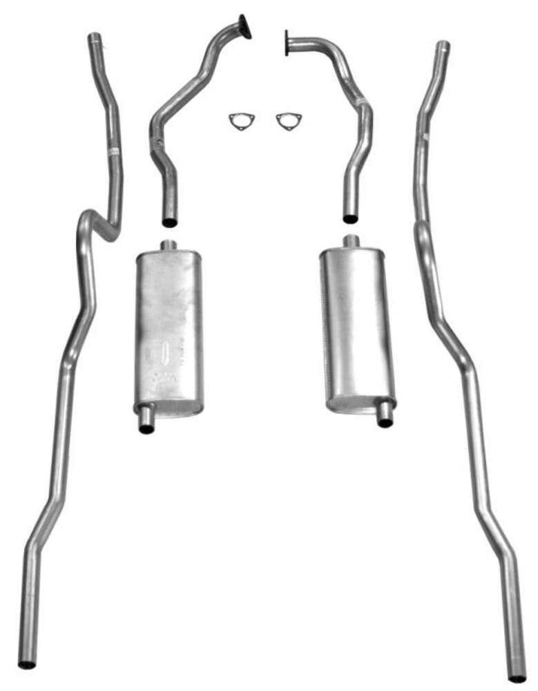 Fits 1956 Chevrolet Full Size All Models with Dual 4 bbl. Exhaust System 63029