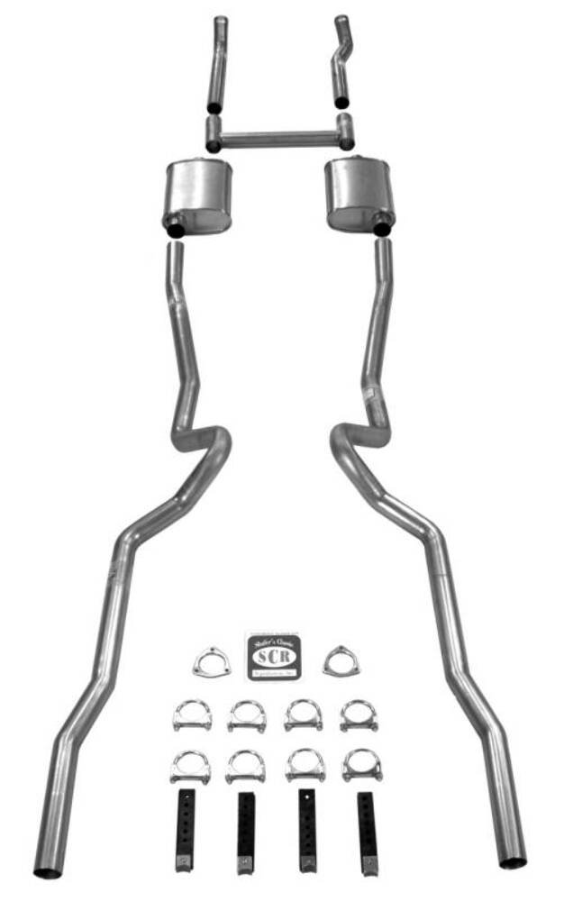 Fits 1955 - 1957 Chevrolet Full Size  Exhaust System 63034