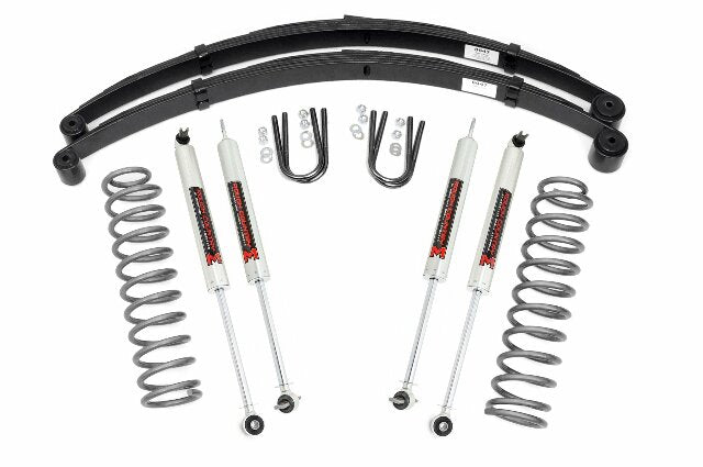 Fits Jeep Cherokee XJ 2WD/4WD (1984-2001) 3 Inch Lift Kit; RR Springs; M1; 63040