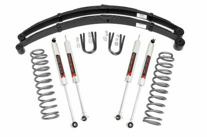 Fits Jeep Cherokee XJ 2WD/4WD (1984-2001) 3 Inch Lift Kit; RR Springs; M1; 63040