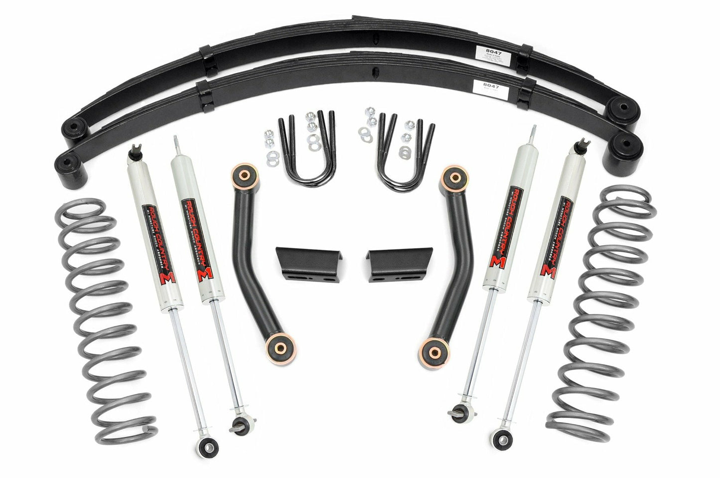Fits Jeep Cherokee XJ (84-01) 3 Inch Lift Kit; Series II; RR Springs; M1; 63041