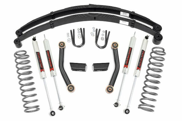 Fits Jeep Cherokee XJ (84-01) 3 Inch Lift Kit; Series II; RR Springs; M1; 63041