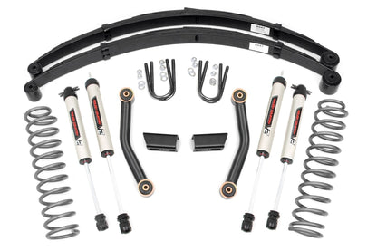 Fits Jeep Cherokee XJ (84-01) 3 Inch Lift Kit; Series II; RR Springs; V2; 630X70