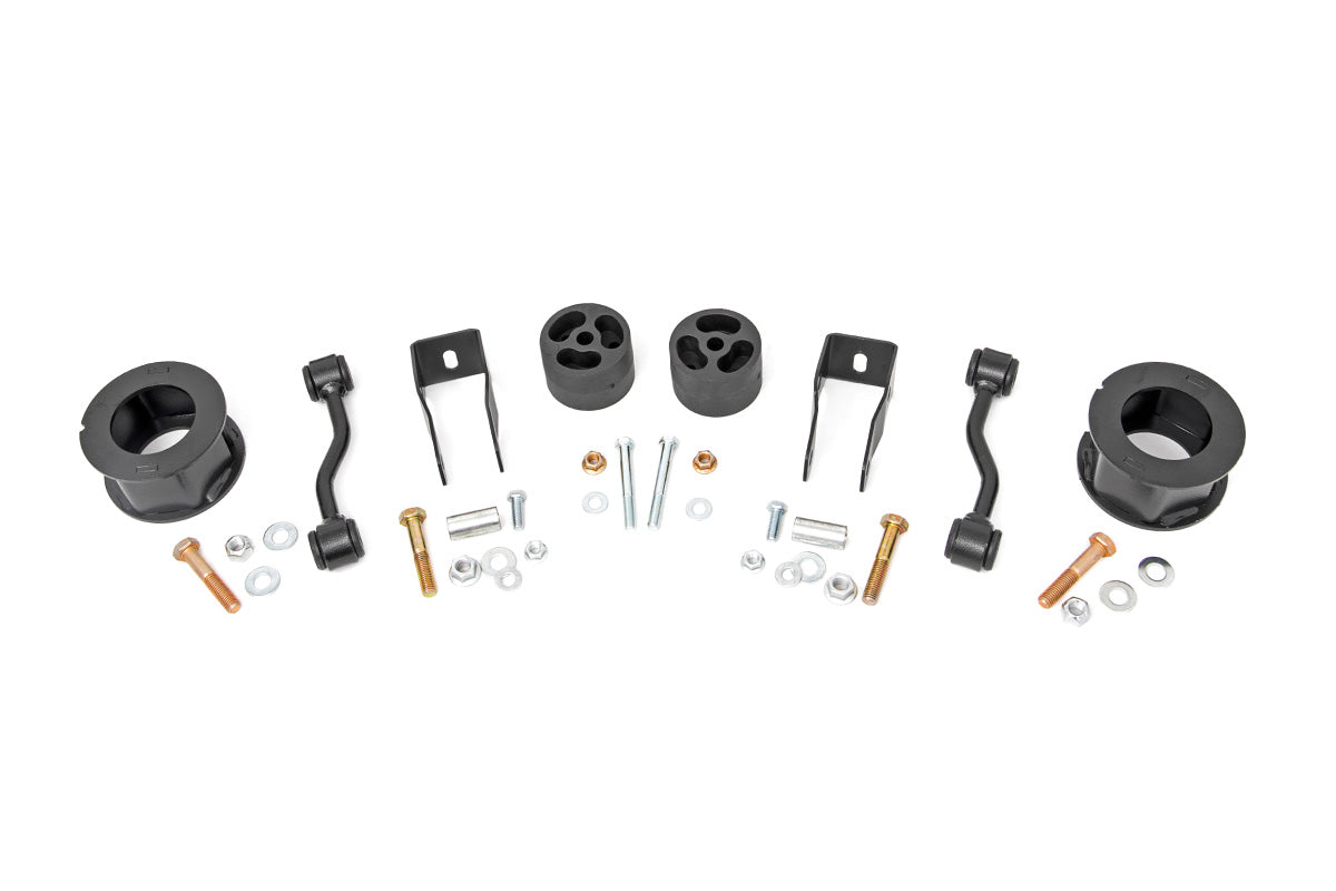 Fits Jeep Gladiator JT 4WD (2020-2023) 2.5 Inch Leveling Kit; Spacers; 63400