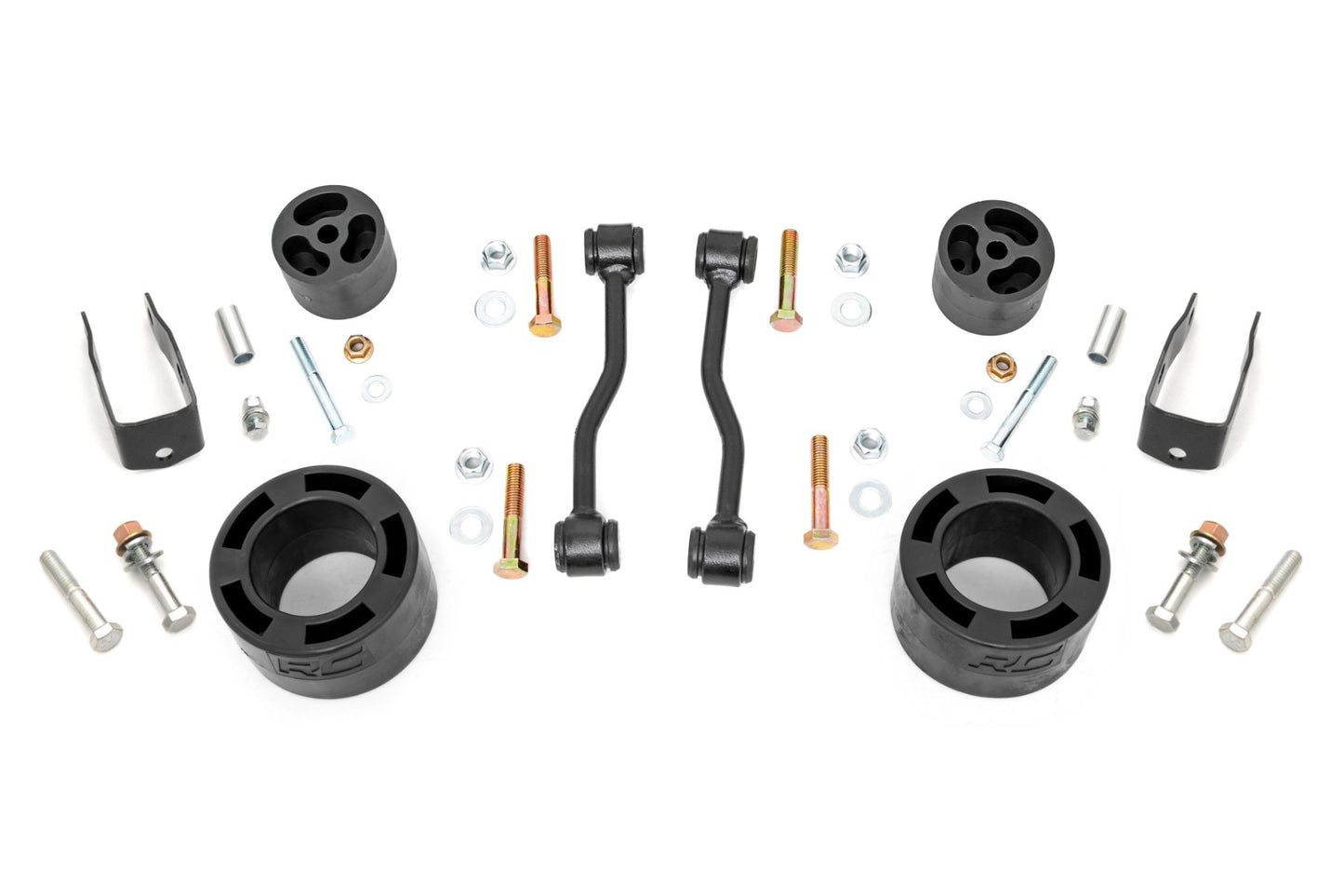 Fits Jeep Gladiator JT 4WD (2020-2023) 2.5 Inch Leveling Kit; Spacers; 63400