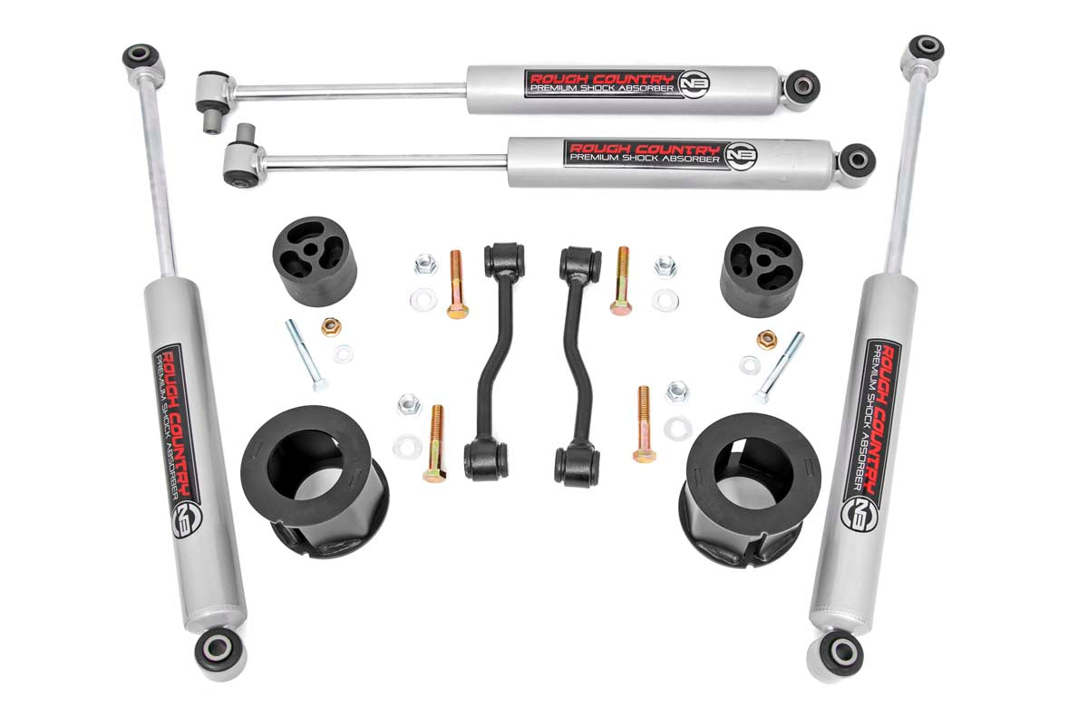 Fits Jeep Gladiator JT 4WD (2020-2023) 2.5 Inch Leveling Kit; Spacers; N3 63430A