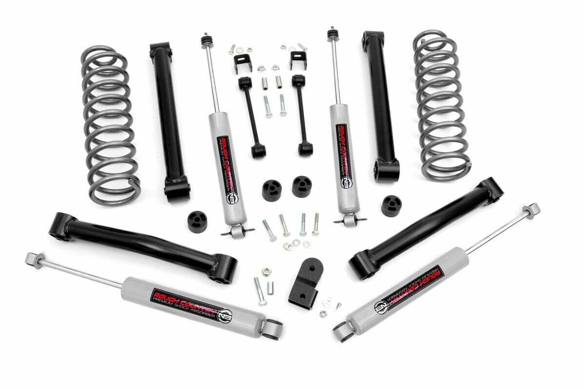 Fits Jeep Grand Cherokee ZJ 2&4WD (1993-1998) 3.5" Lift Kit; V-6 Motor; 636.2