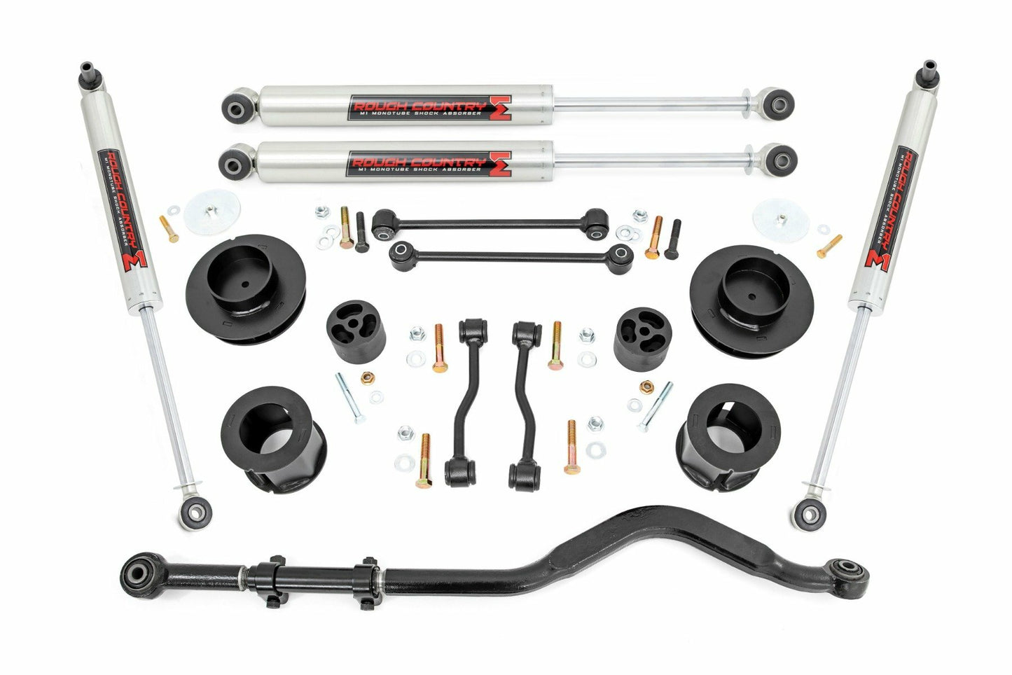 Fits Jeep Gladiator JT 4WD (2020-2023) 3.5 Inch Lift Kit; Spacers; M1; 63740