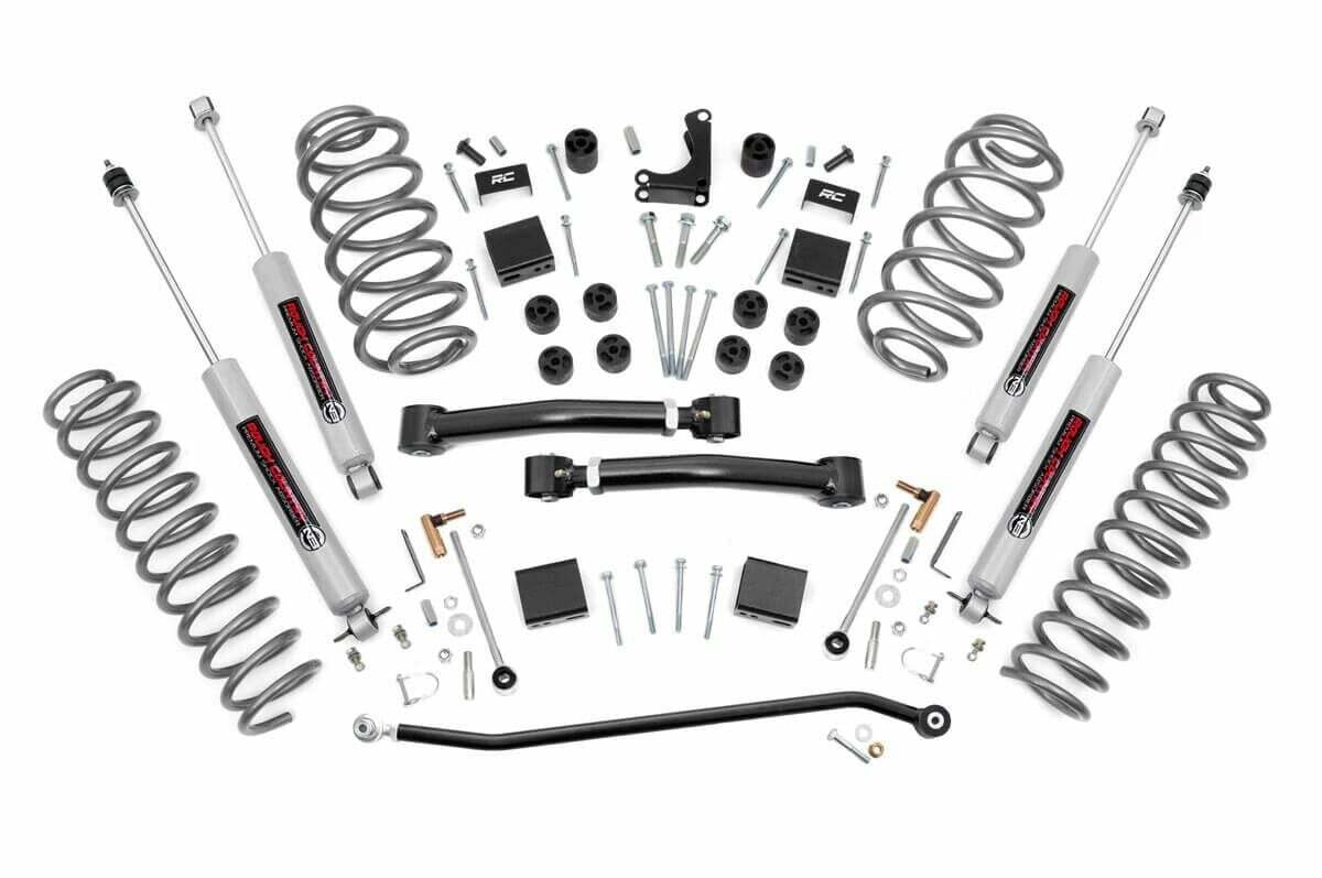 Fits Jeep Grand Cherokee WJ 2WD/4WD (1999-2004) 4 Inch Lift Kit; X-Series; 639P
