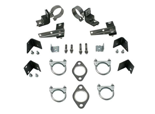 Fits 1955 Chevrolet Full Size 8 cyl. All Dual Exhaust Clamp And Hanger Kit 64006