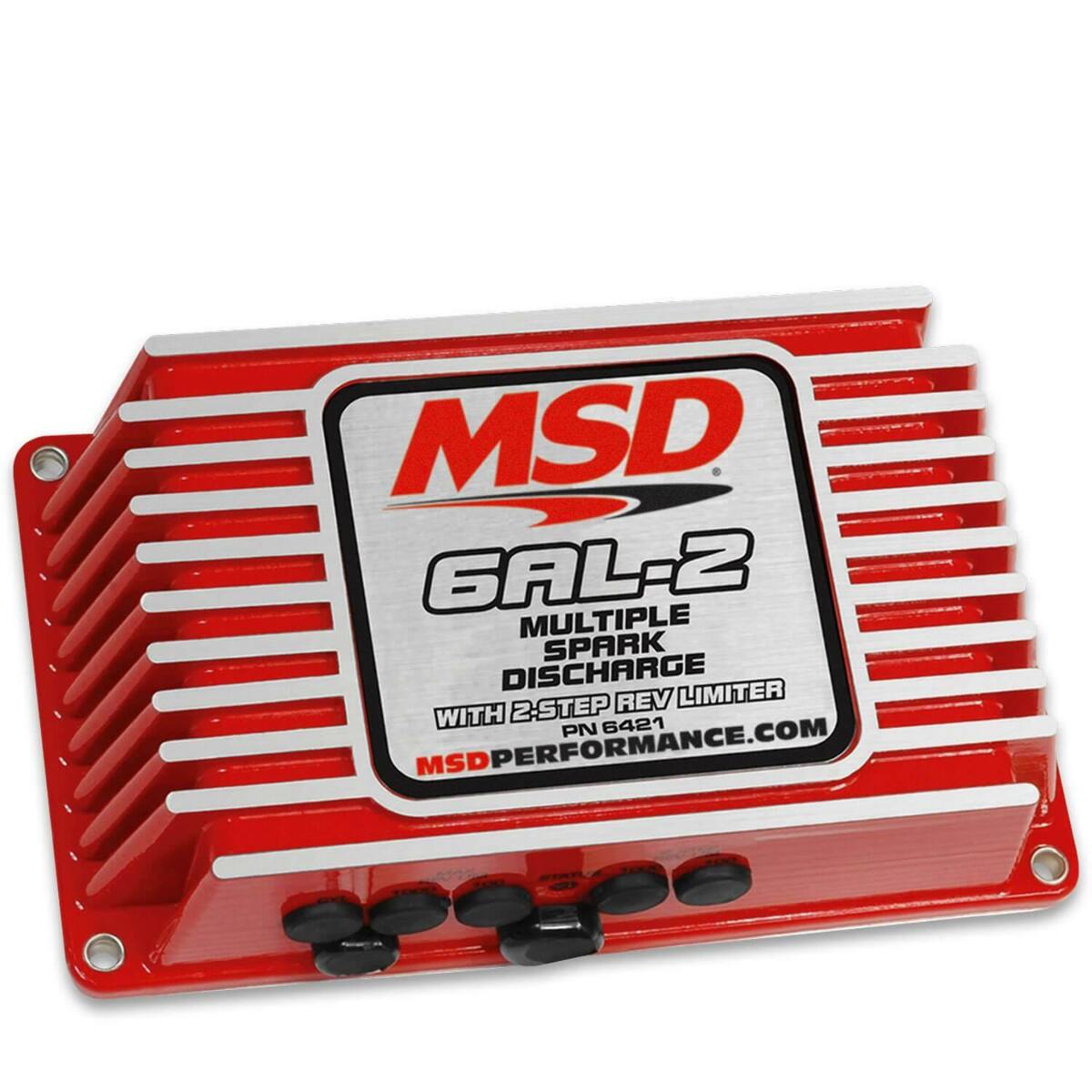 MSD 6421 6AL-2 Ignition Box Digital w/ Built-In 2 Step SBC BBC SBF Chevy Ford