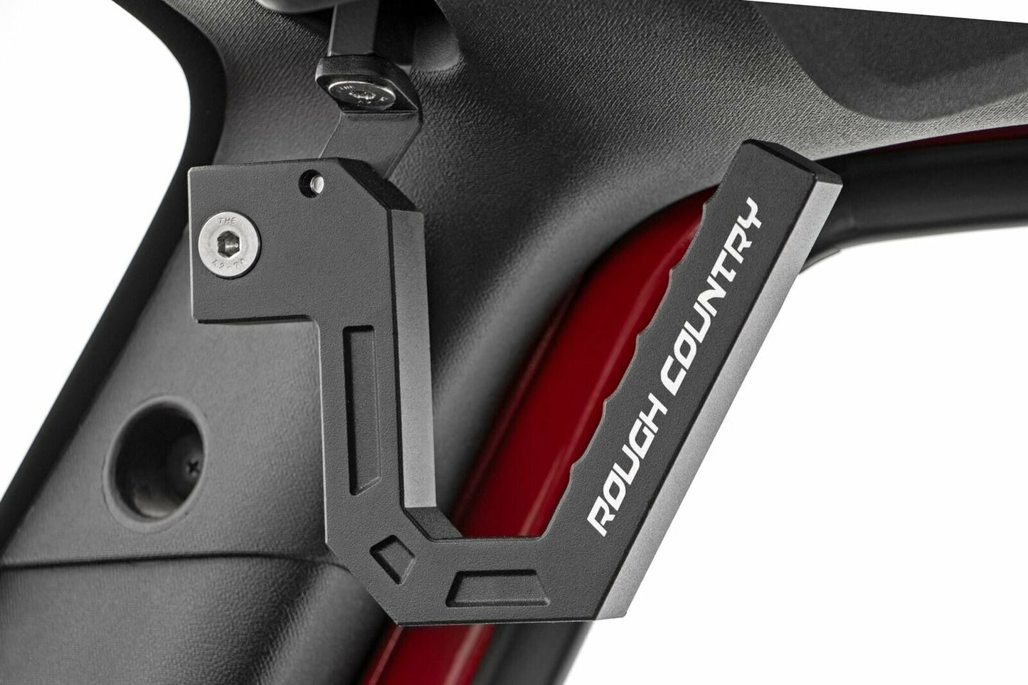 Fits Jeep Wrangler JK (07-18) Grab Handles; Alum; FR & RR; 6509