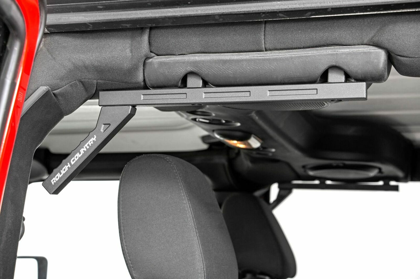 Fits Jeep Wrangler JK (07-18) Grab Handles; Alum; FR & RR; 6509