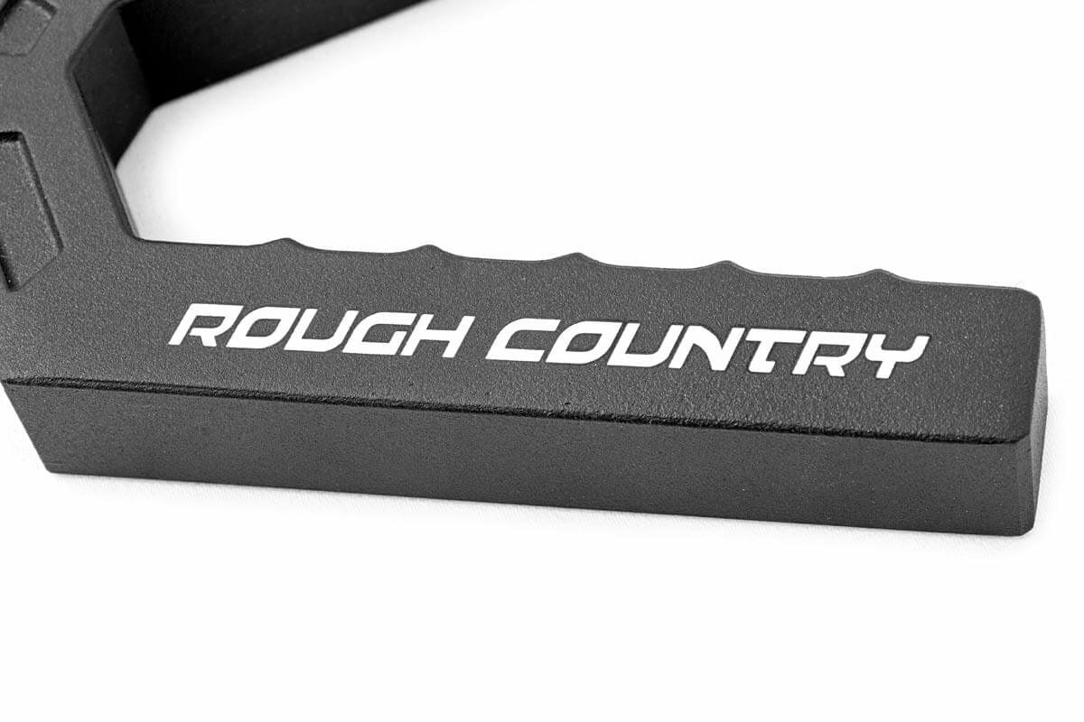 Fits Jeep Wrangler JK (07-18) Grab Handles; Alum; FR & RR; 6509
