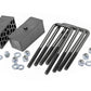Fits Chevy/GMC 1500 Truck 2 Inch Block & U-Bolt Kit; 6532