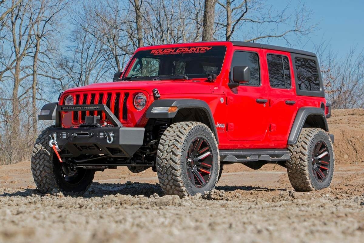 Fits Jeep Wrangler Unlimited 4WD (18-23) 3.5" lift Kit; C/A Drop; FR D/S; 65431