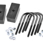 Fits Ford F-250 Super Duty 2WD/4WD (2005-2010) 2 Inch Block & U-Bolt Kit; 6557