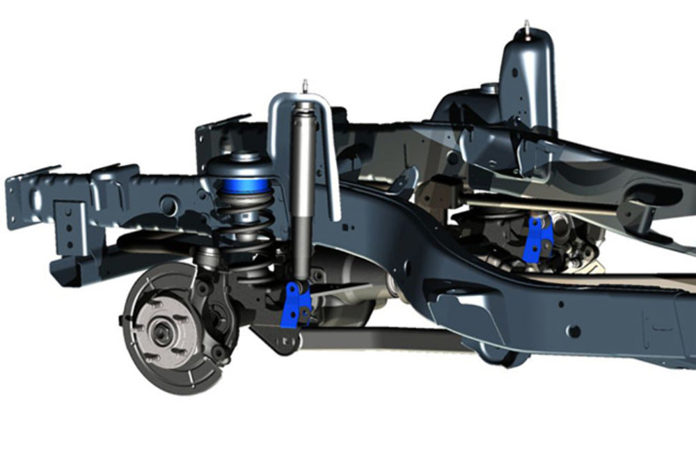 Fits Jeep Wrangler JK (2007-2018) 2.5" Lift Kit; Spacers; 656