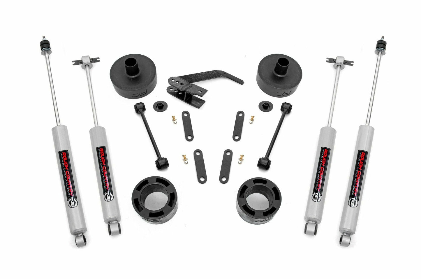 Fits Jeep Wrangler JK (07-18) 2.5" Lift Kit; Spacers; N3; 65730