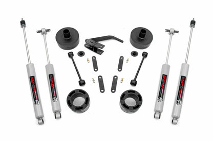 Fits Jeep Wrangler JK (07-18) 2.5" Lift Kit; Spacers; N3; 65730