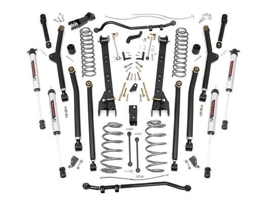 Rough Country 6 Inch Lift Kit - Long Arm - V2 - Jeep Wrangler TJ 4WD (1997-2006) - 65970