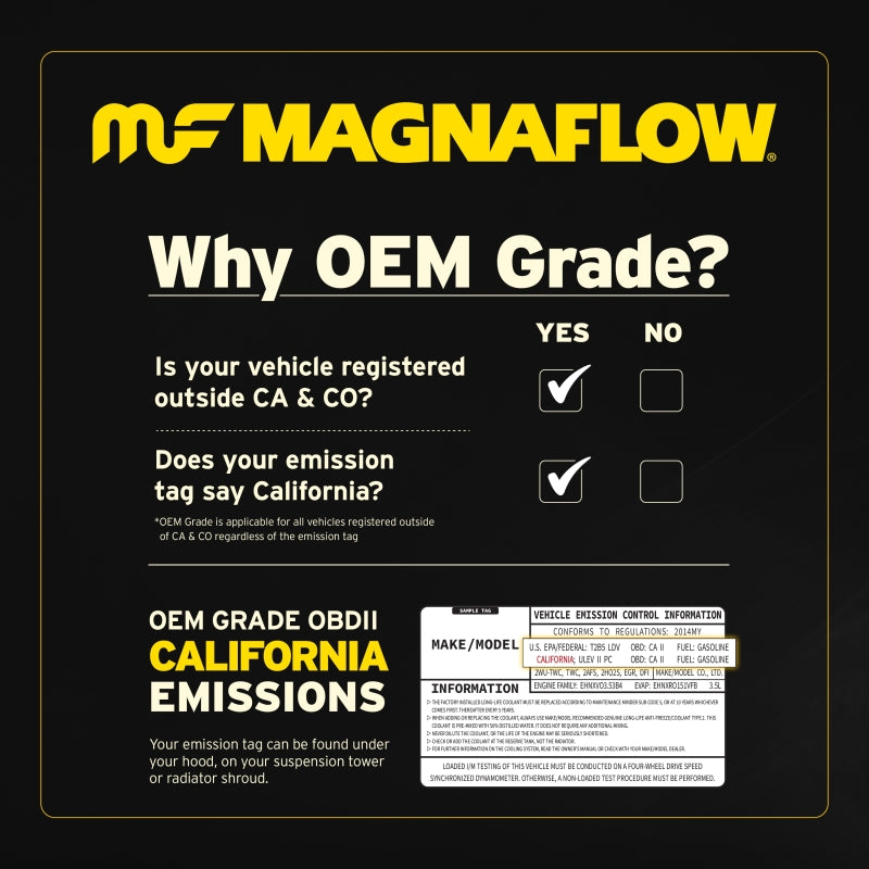OEM Grade Federal/EPA Compliant Manifold Catalytic Convert 22-138 Magnaflow - Catalytic Converters Car Part People