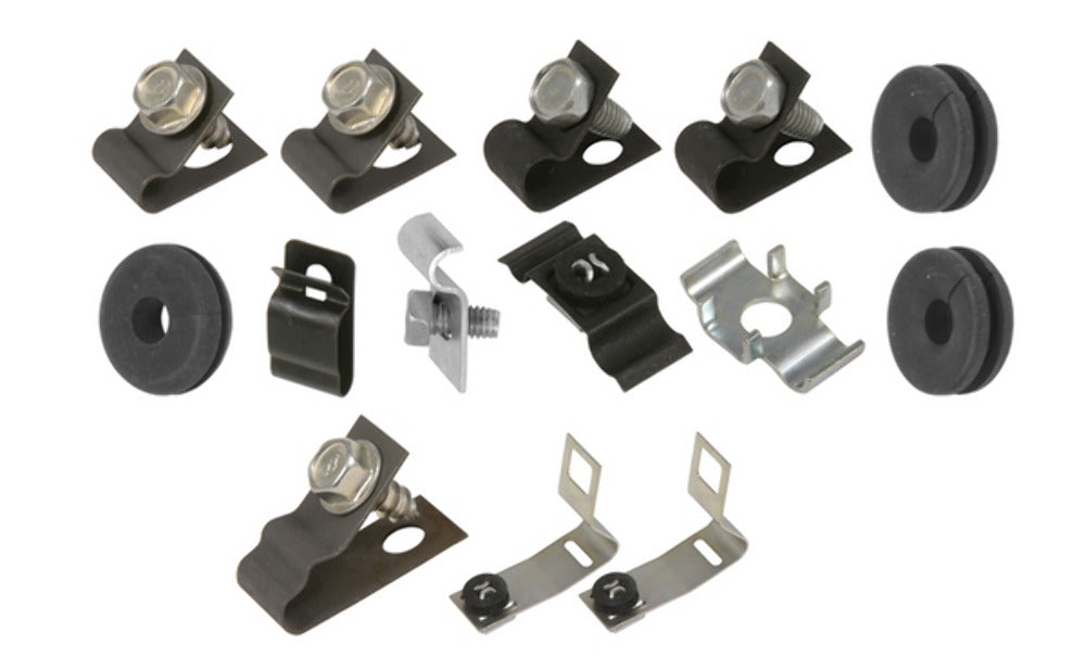 Fits 65-66 Mustang; 8 cylinder, Disc; Clip Kit-65Z-BFD - Fuel Line Clips Car Part People