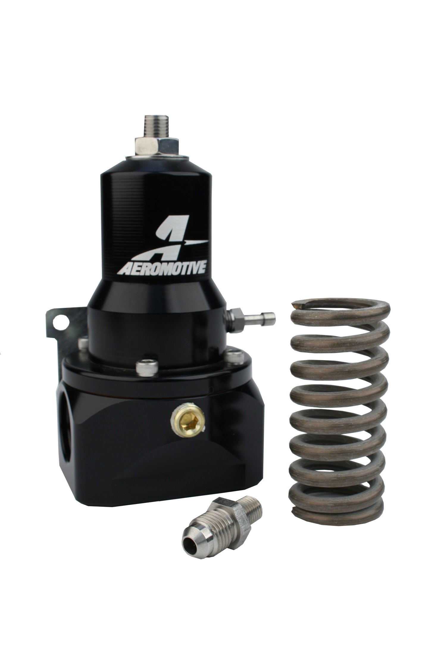 Fuel Pressure Regulator Adjustable Fuel Pressure Universal Fit Aeromotive 13132-BGPL