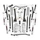 Fits Jeep Wrangler TJ 4WD (1997-2006) 4 Inch Lift Kit; Long Arm; 66330
