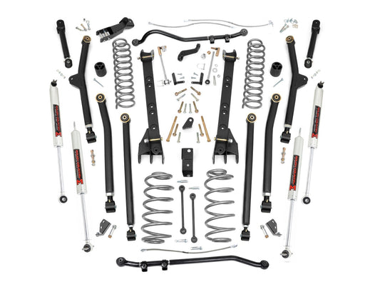 Rough Country 4 Inch Lift Kit - Long Arm - M1 - Jeep Wrangler TJ 4WD (1997-2006) - 66340