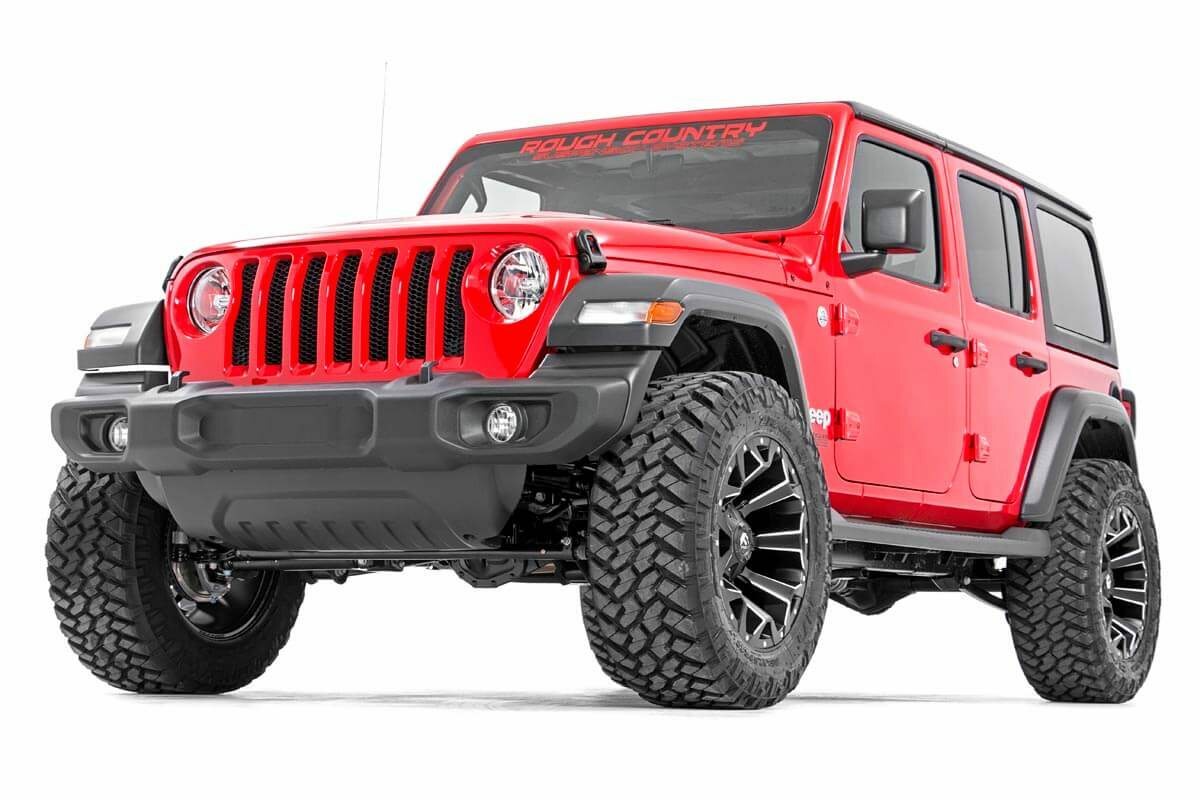 Fits Jeep Wrangler Unlimited Rubicon 4WD (18-23) 2.5" Lift Kit; Coils; V2; 66670