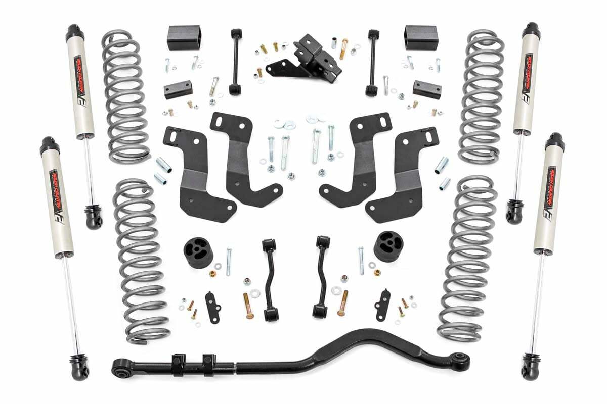 Fits Jeep Wrangler Unlimited (18-23) 3.5" Lift Kit; C/A Drop; Stage 1; V2; 66870