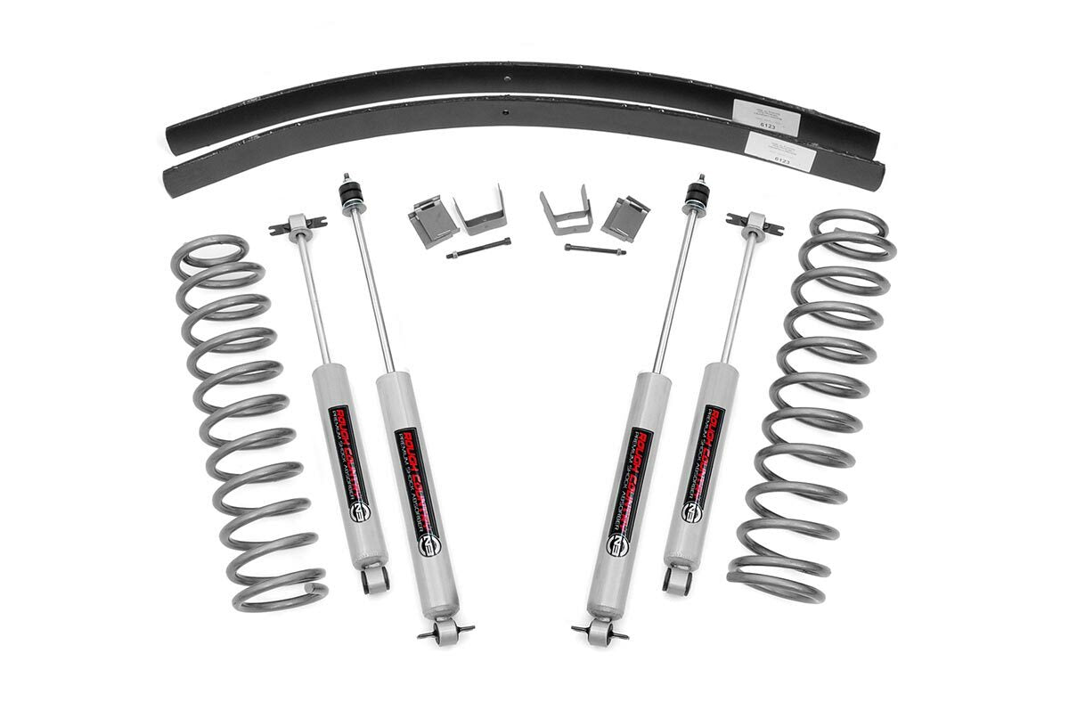 Fits Jeep Cherokee XJ 2WD/4WD (1984-2001) 3 Inch Lift Kit; Rear AAL; 670N2
